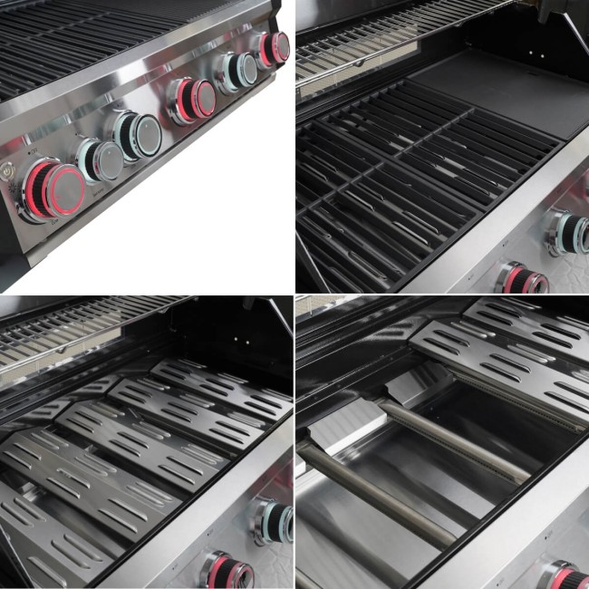 Barbecue a Gas da Incasso 5 Bruciatori - Lisbona-Built-In