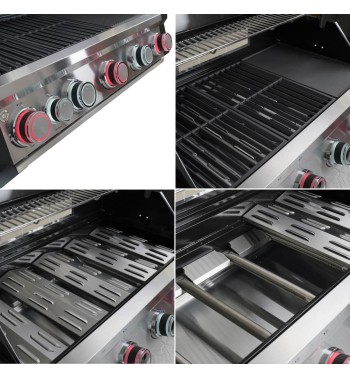 Barbecue a Gas da Incasso 5 Bruciatori - Lisbona-Built-In