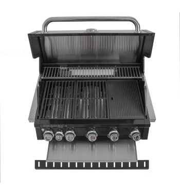Barbecue a Gas da Incasso 5 Bruciatori - Lisbona Black Built-In