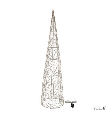 Albero Luminoso 8 Giochi di Luce IP44 3 Misure