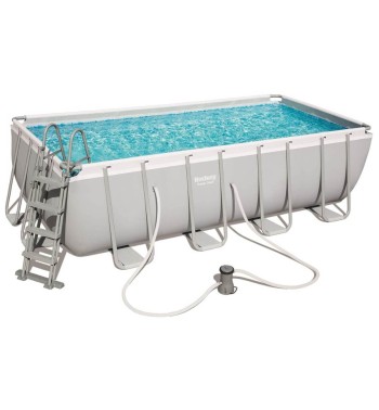 Piscina Power Steel 488x244x122 cm con Filtro a Cartuccia - Bestway 56670