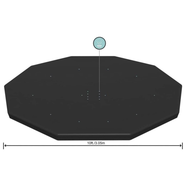 Telo di Copertura per Piscine D.305 cm - Bestway 58036
