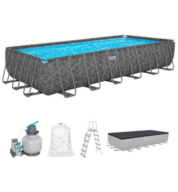 Piscina Fuori Terra APX 365 732x366x132 cm con Filtro Sabbia e Polysphere -Bestway 561KG