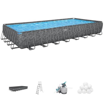 Piscina Fuori Terra APX 365 956x488x132 cm con Filtro Sabbia e Polysphere - 561KJ Bestway