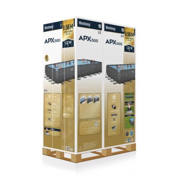 Piscina Fuori Terra APX 365 956x488x132 cm con Filtro Sabbia e Polysphere - 561KJ Bestway