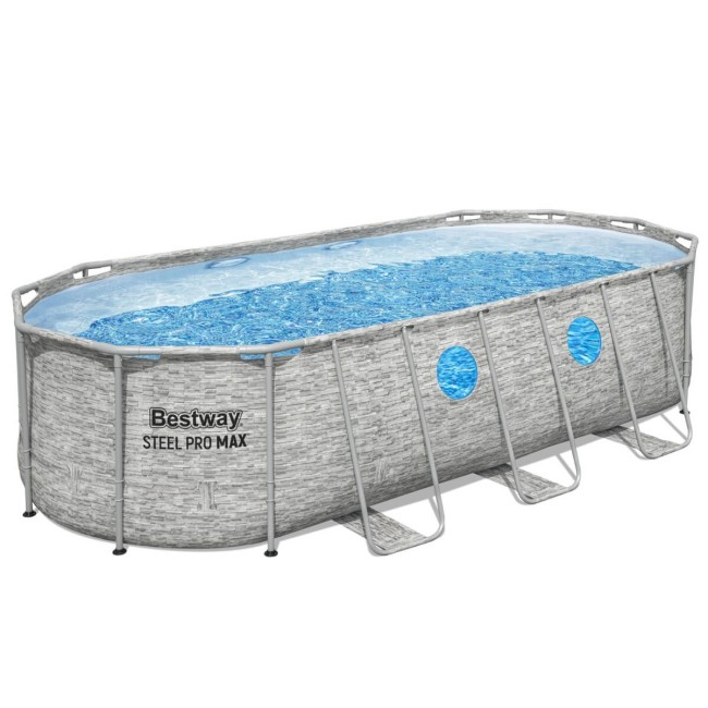 Piscina Fuori Terra Steel Pro MAX Splashview 549x274x122 cm - 56716 Bestway