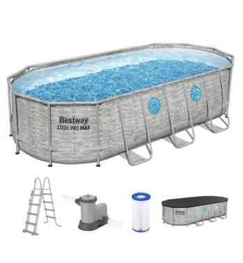 Piscina Fuori Terra Steel Pro MAX Splashview 549x274x122 cm - 56716 Bestway