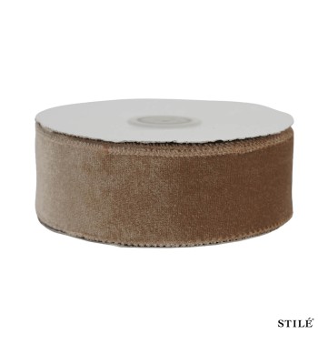 Nastro Natalizio in Velluto 4 cm x 9 m 12 Colori
