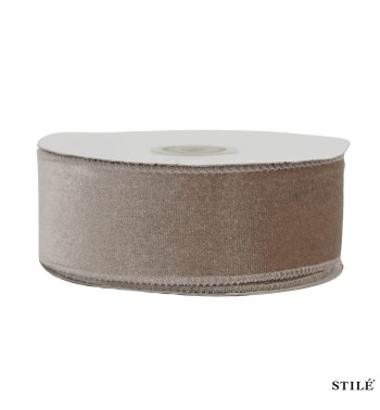 Nastro Natalizio in Velluto 4 cm x 9 m 12 Colori