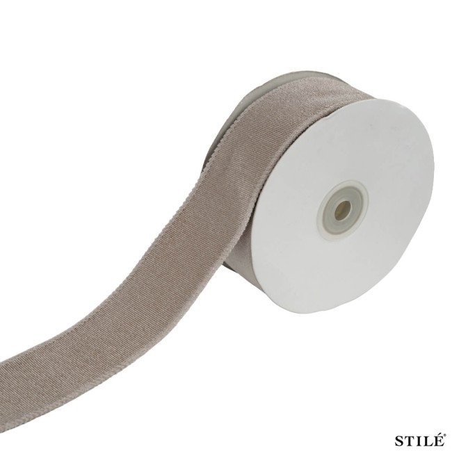 Nastro Natalizio in Velluto 4 cm x 9 m 12 Colori