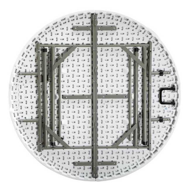 Tavolo Rotondo da Catering Pieghevole D.122 x H.74 cm