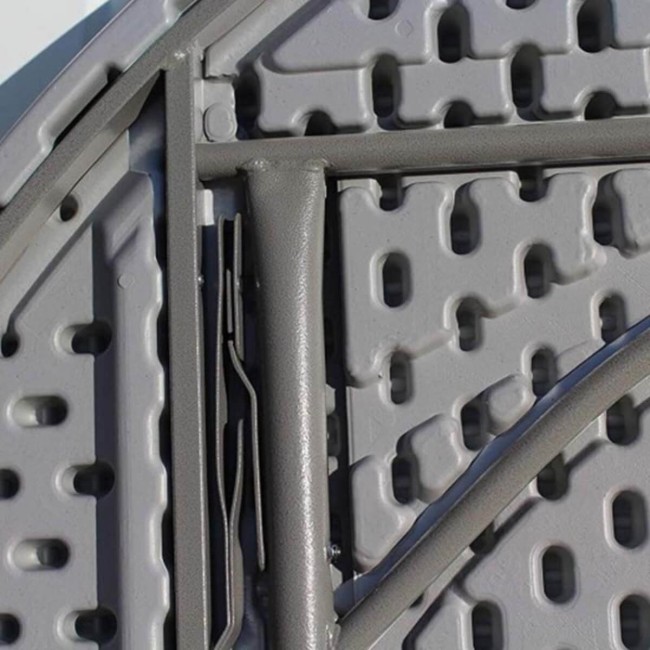 Tavolo Rotondo da Catering con Gambe Pieghevoli D.180xH.74 cm