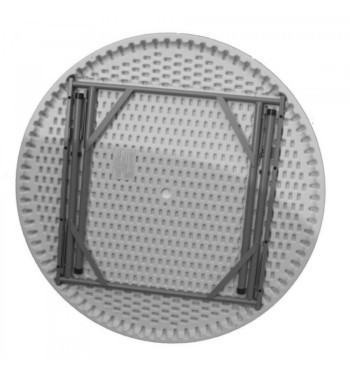 Tavolo Rotondo da Catering con Gambe Pieghevoli D.150xH.74 cm