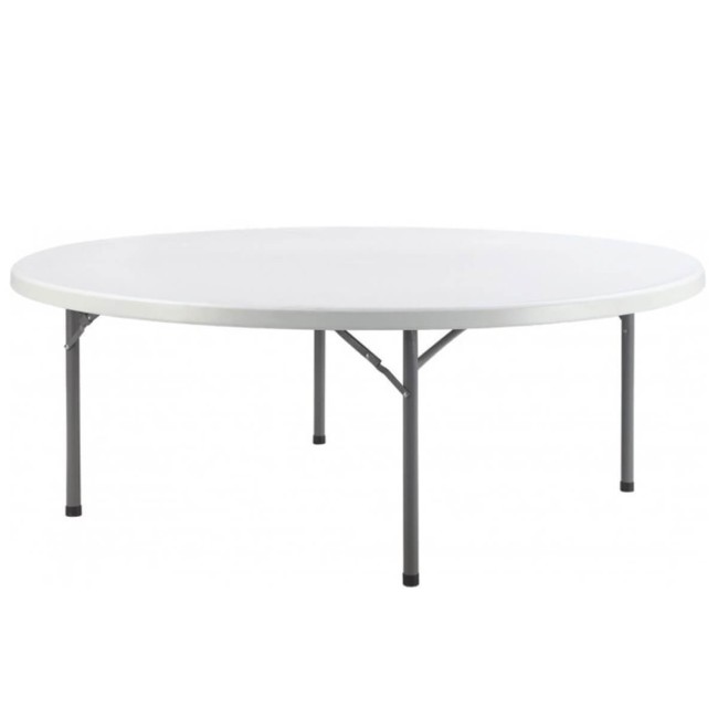 Tavolo Rotondo da Catering con Gambe Pieghevoli D.150xH.74 cm