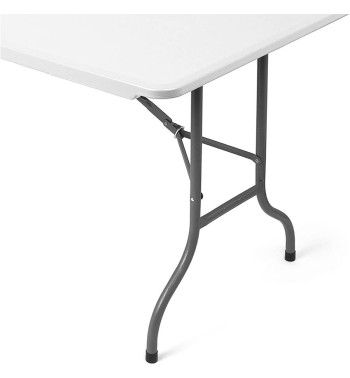 Tavolo da Catering con Gambe Pieghevoli 184 x 76 x H.74 cm