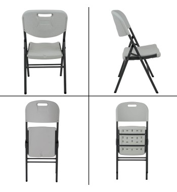 Sedia Pieghevole Bianca da Catering