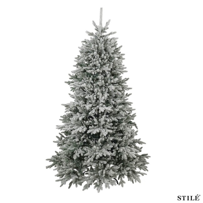 Albero di Natale Innevato in PE con Luci Led Integrate H.180/300 cm - Douglas Lux Snow