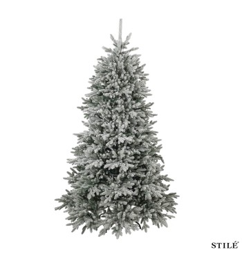 Albero di Natale Innevato in PE con Luci Led Integrate H.180/300 cm - Douglas Lux Snow