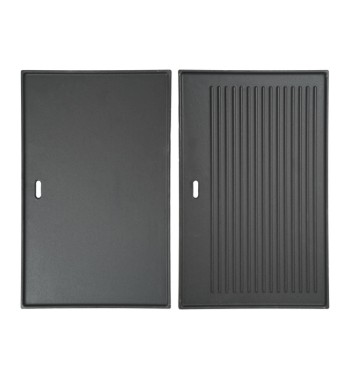 Piastra di Cottura in Ghisa Reversibile per Bbq Praga, Lisbona, Lussemburgo