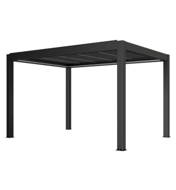 Pergola Bioclimatica Autoportante Motorizzata 4x6 m in Alluminio con LED
