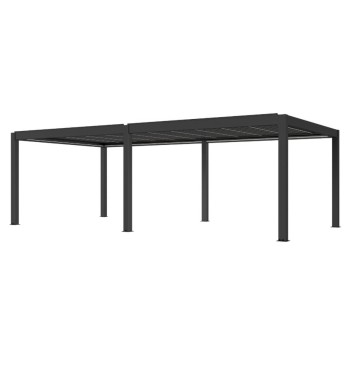 Pergola Bioclimatica Motorizzata 4x8 m in Alluminio con LED