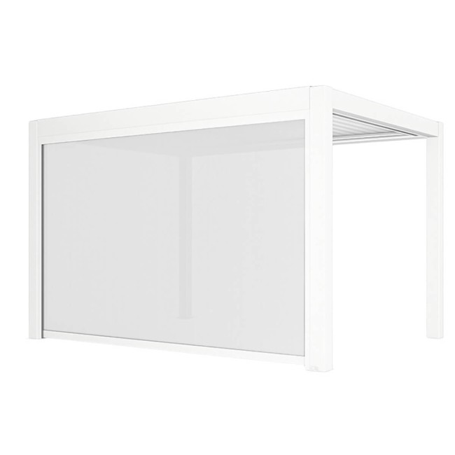 Schermo Laterale Motorizzato 4 m per Pergola Bioclimatica