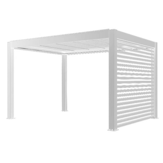 Frangisole Laterale in Alluminio per Pergola Bioclimatica 4 m