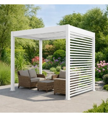 Frangisole Laterale in Alluminio per Pergola Bioclimatica 4 m