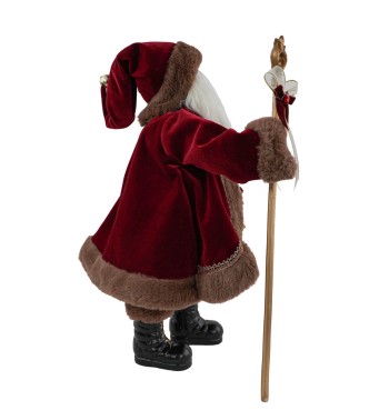 Babbo Natale Decorativo Tradizionale con Scettro 3 Misure