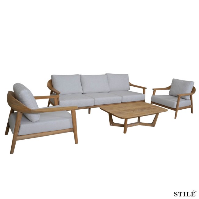 Set Divano da Giardino in Teak Thailandese - Marsiglia