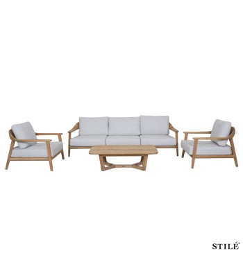 Set Divano da Giardino in Teak Thailandese - Marsiglia