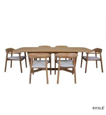 Set Tavolo e Sedie da Esterno in Teak - Nizza