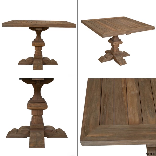 Set Tavolo da Giardino in Teak Riciclato - Preston+Sandy