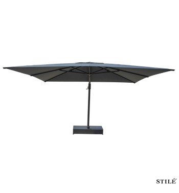 Ombrellone Decentrato da Giardino in Alluminio 350X350 cm - Soleil