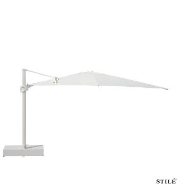 Ombrellone Decentrato da Giardino in Alluminio 350X350 cm - Soleil