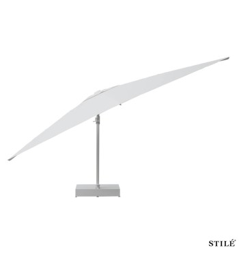 Ombrellone Decentrato da Giardino in Alluminio 350X350 cm - Soleil