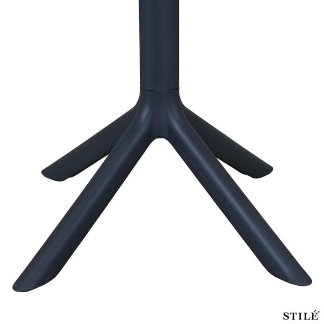 Tavolo Rotondo da Esterno D.60 cm in Polipropilene 3 Colori - Roma