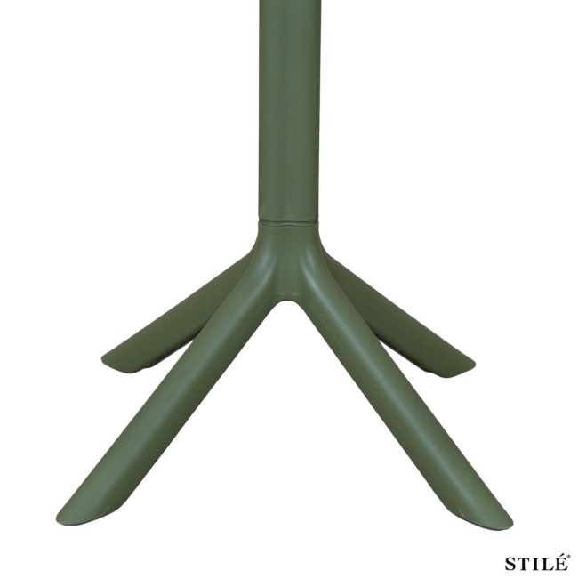 Tavolo Rotondo da Esterno D.60 cm in Polipropilene 3 Colori - Roma