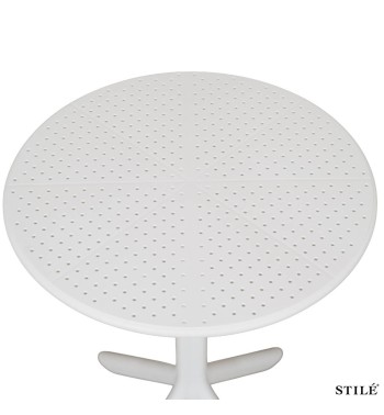 Tavolo Rotondo da Esterno D.60 cm in Polipropilene 3 Colori - Roma