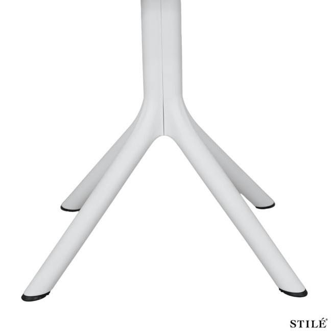 Tavolo da Esterno Quadrato 70x70 cm in Polipropilene 3 Colori - Palermo