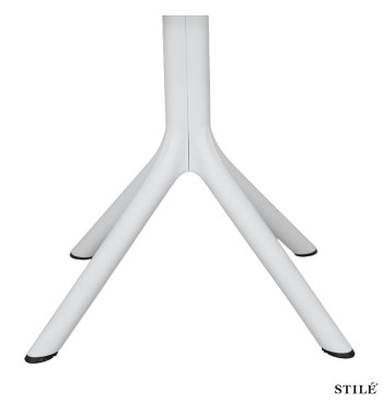 Tavolo da Esterno Quadrato 70x70 cm in Polipropilene 3 Colori - Palermo