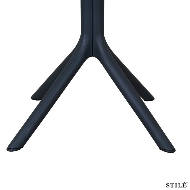 Tavolo da Esterno Quadrato 70x70 cm in Polipropilene 3 Colori - Palermo