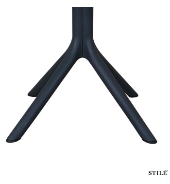 Tavolo da Esterno Quadrato 70x70 cm in Polipropilene 3 Colori - Palermo