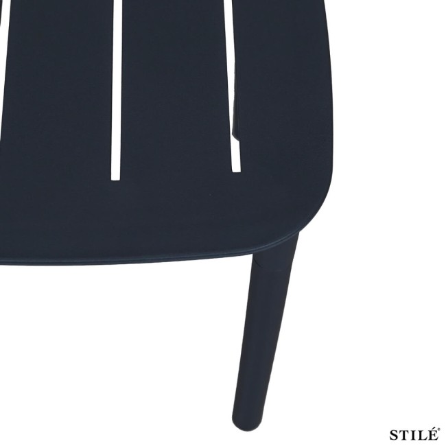 Tavolino da Esterno 45x45 cm in Polipropilene 3 Colori - Ancona