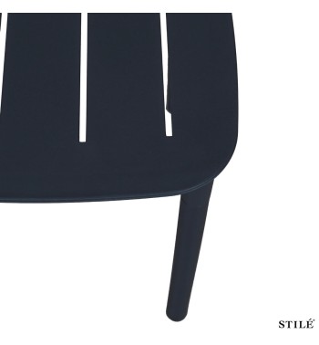 Tavolino da Esterno 45x45 cm in Polipropilene 3 Colori - Ancona