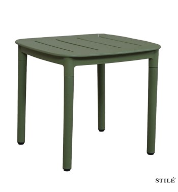 Tavolino da Esterno 45x45 cm in Polipropilene 3 Colori - Ancona