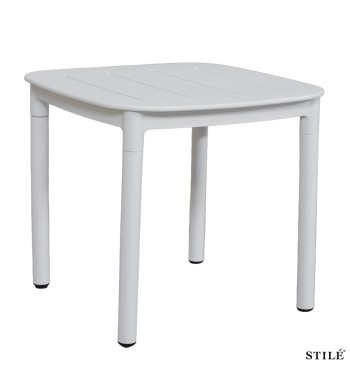 Tavolino da Esterno 45x45 cm in Polipropilene 3 Colori - Ancona