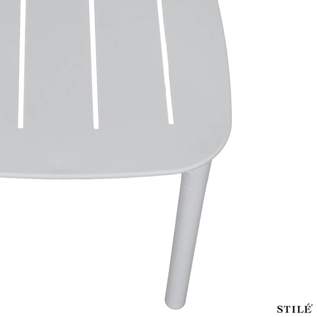 Tavolino da Esterno 45x45 cm in Polipropilene 3 Colori - Ancona