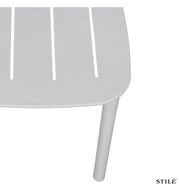 Tavolino da Esterno 45x45 cm in Polipropilene 3 Colori - Ancona