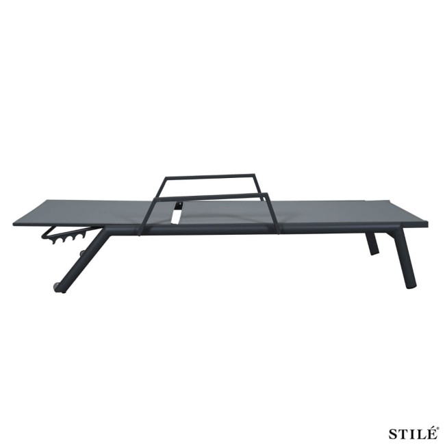 Lettino Prendisole in Alluminio e Textilene 3 Colori- Ibiza